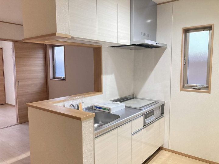 神奈川県大和市福田の賃貸アパートのキッチン