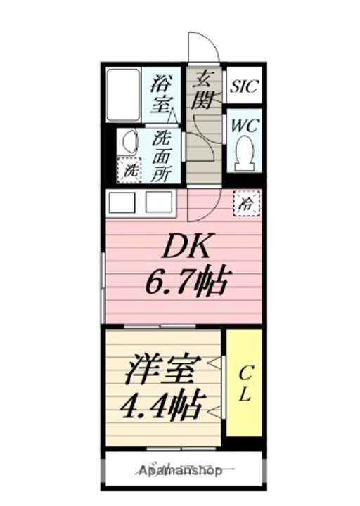 YOUTH VILLAGE北矢名の間取り