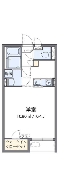 レオネクストEASTⅡの間取り