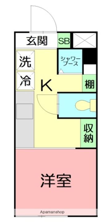 マイメゾン愛甲石田の間取り