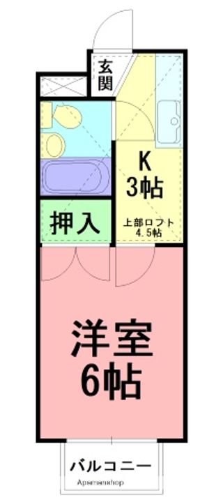 ヴィラ湘南台の間取り