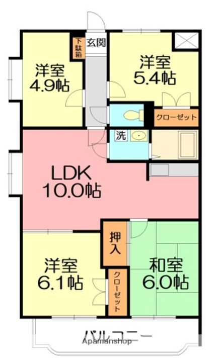 ウィスタリアⅡの間取り