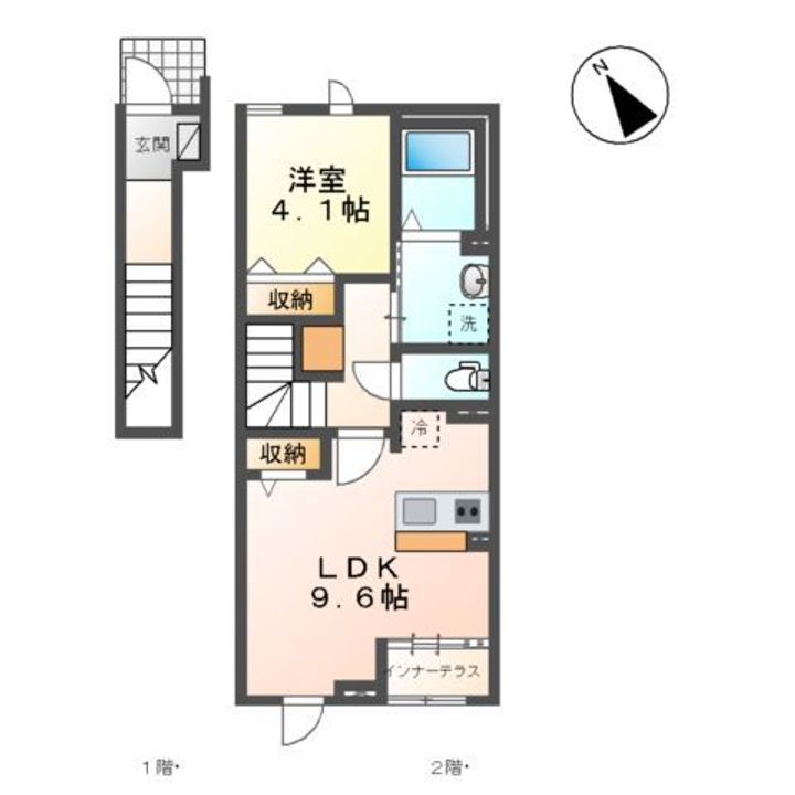 オルテンシア別館の間取り