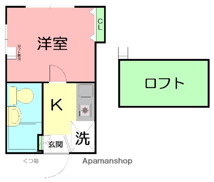 エクレールK−6の間取り