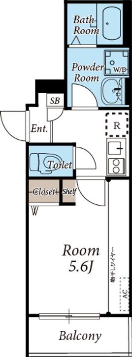 フルセイル高座渋谷Ⅱの間取り