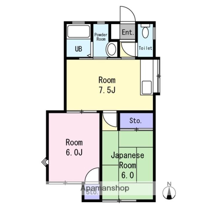 グリーンアベニュー201の間取り