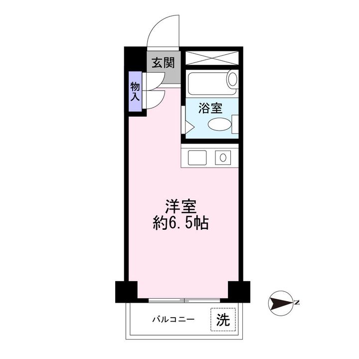 NYコート金沢308の間取り
