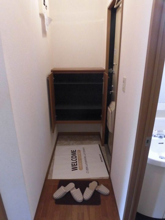 ウォーター・シールド Aの玄関