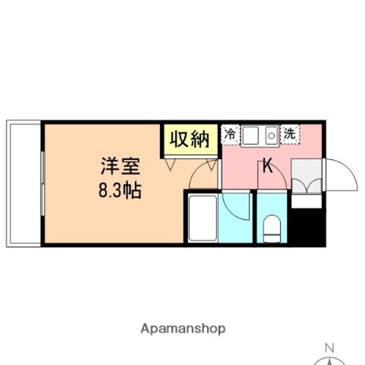 オセオ弁天812の間取り