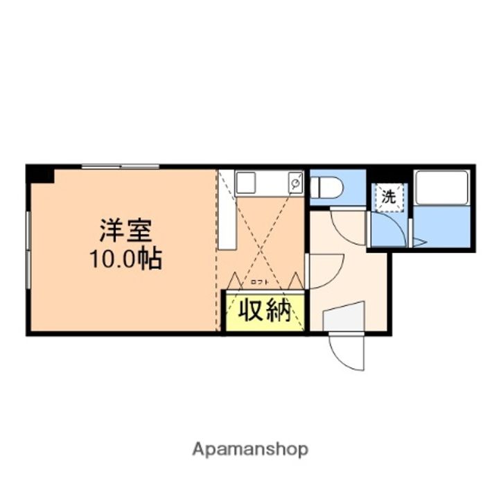 ハイツ己致子(ミチネ)301の間取り
