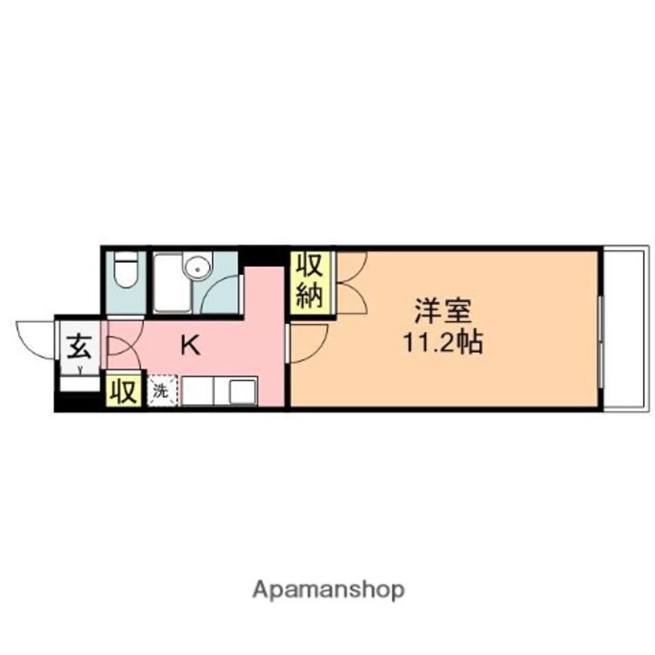 ヴィラ東中通の間取り