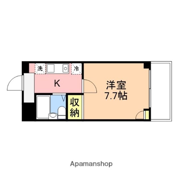 トーカンマンション医学町の間取り