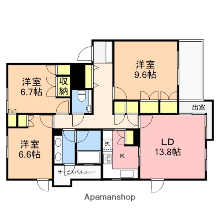ライオンズヒルズ旭町の間取り