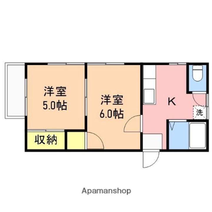 コンフォート東中島の間取り