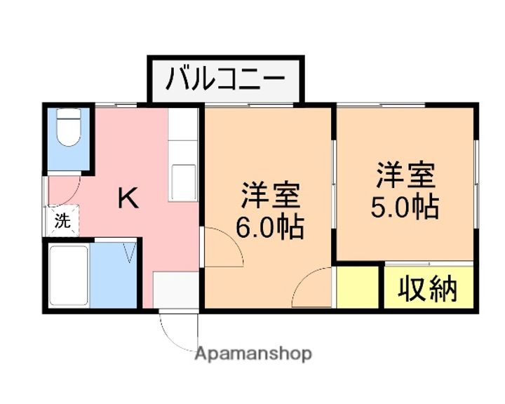 コンフォート東中島の間取り