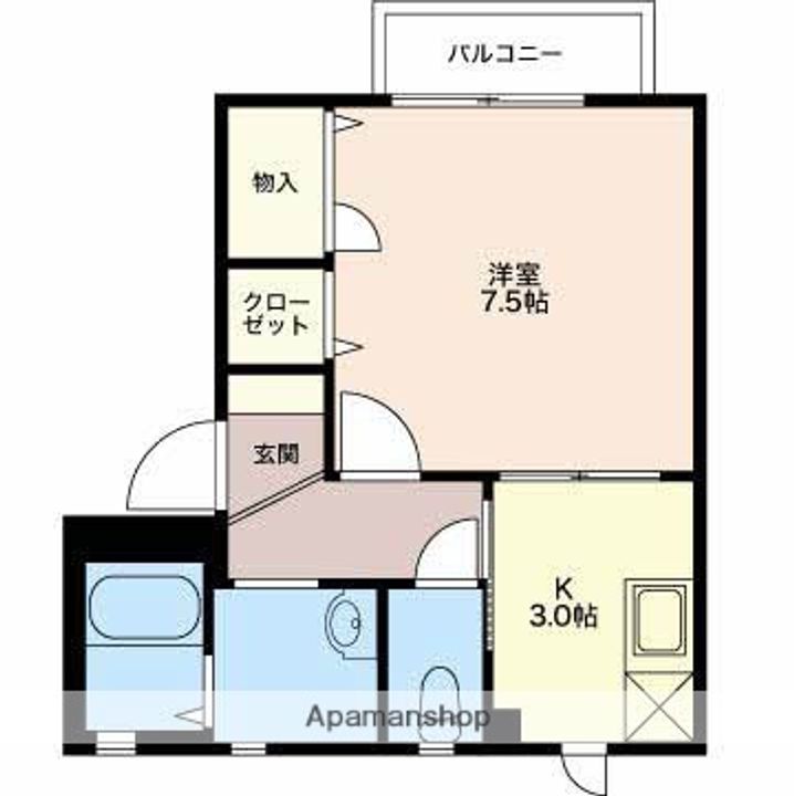 サンライズ鵜ノ子の間取り
