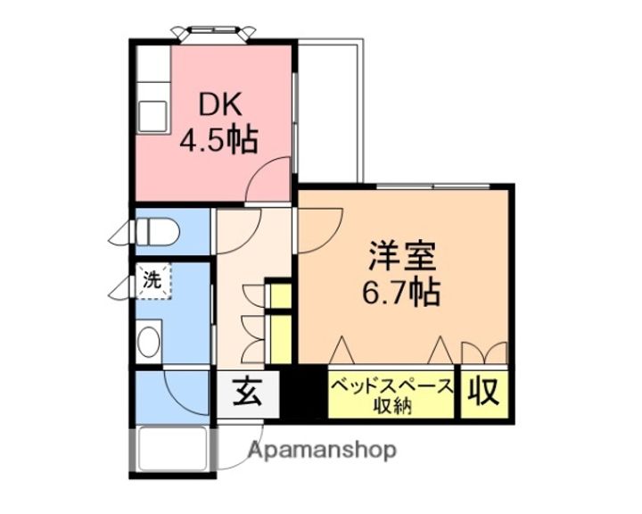 ドミシル旭町の間取り