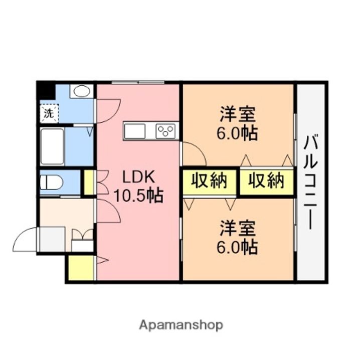 クラシック牡丹山の間取り