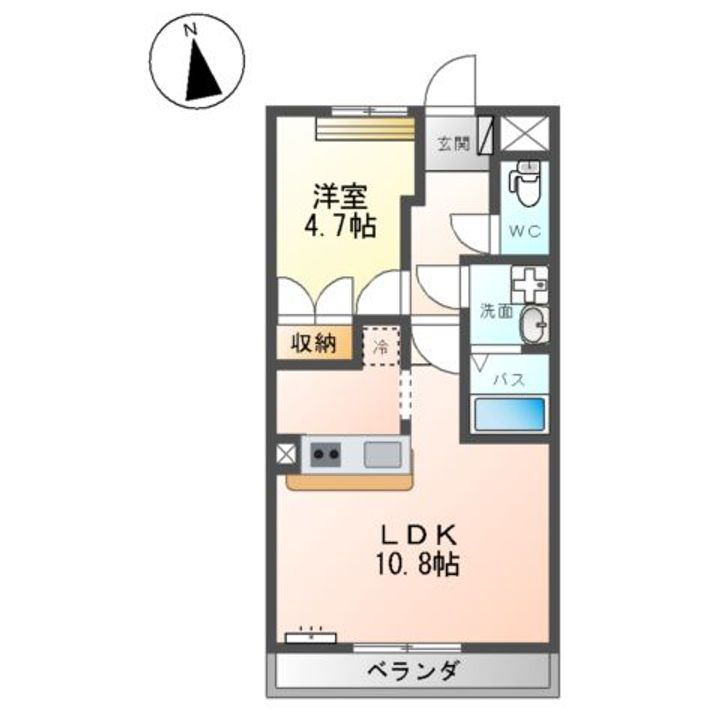 セント・フローラⅡ00202の間取り