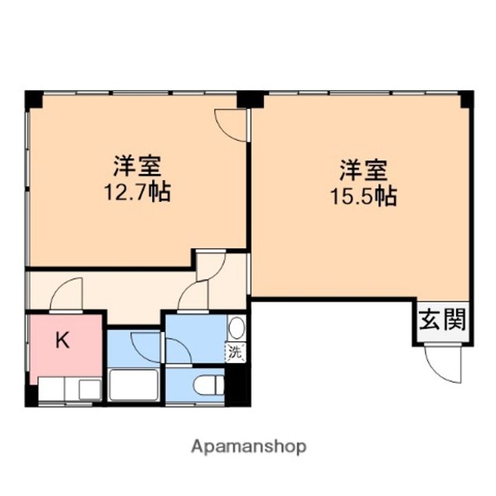 北本ビル202の間取り