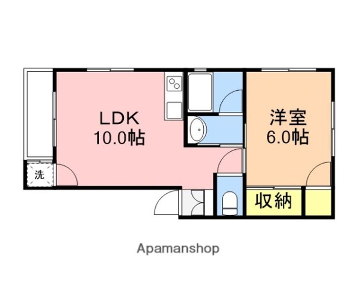 メゾン北葉201の間取り