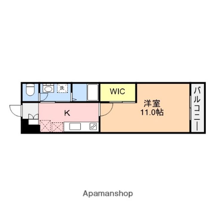 ピア旭町104の間取り