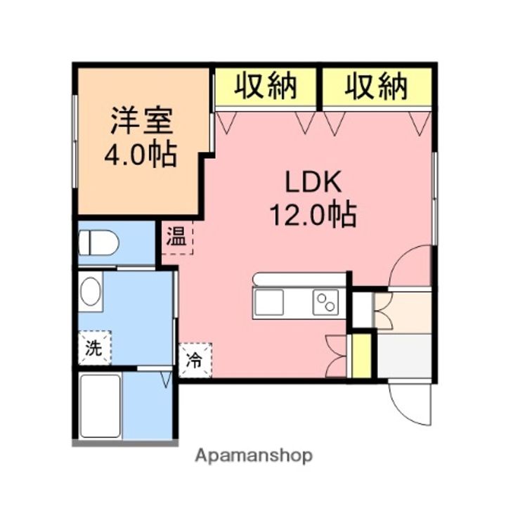 ファーストクラス亀田大月の間取り