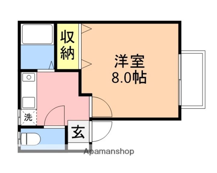 英国館102の間取り