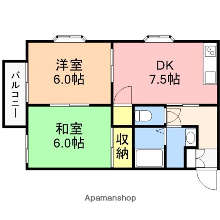 ボ・ヌール・トワVの間取り