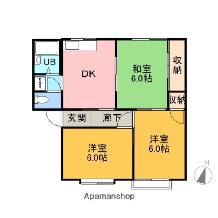 ハイツレジェンドの間取り