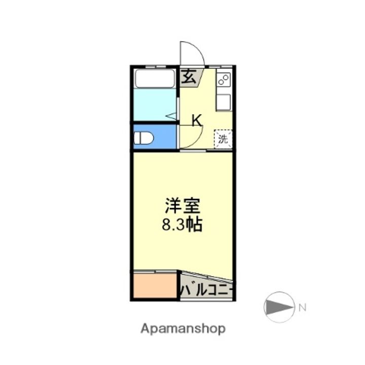 ラベンダーハウスB-3の間取り