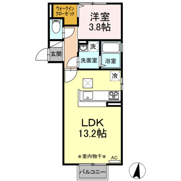 メゾン ド ポムの間取り