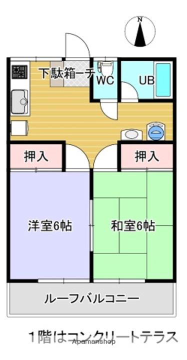 コーポみなみの間取り