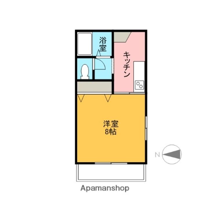 アーバンスクエア205の間取り