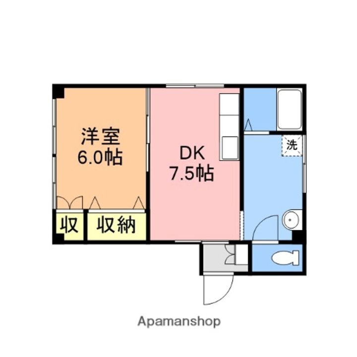 ハイツ浜浦303の間取り