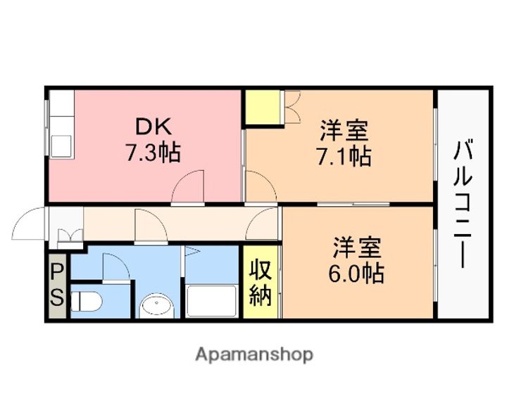 コンドミニアムリベロ山崎の間取り