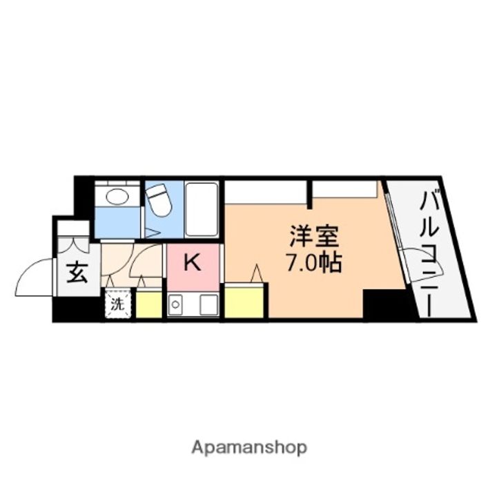 新潟ダイカンプラザ遊学館703の間取り