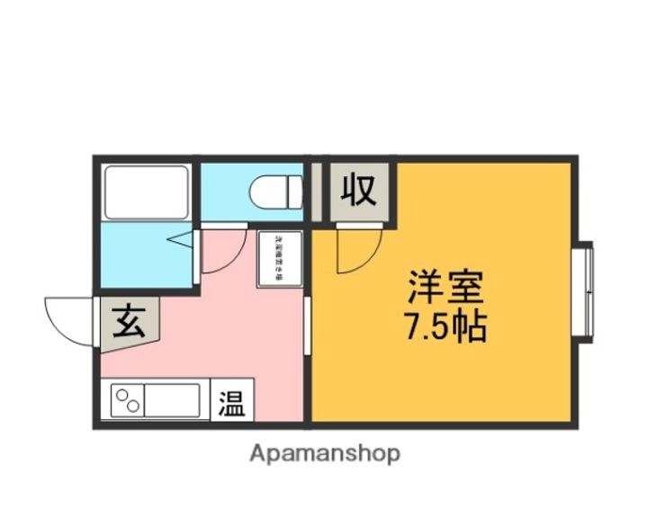 ライトコートMARUWAⅡ206の間取り