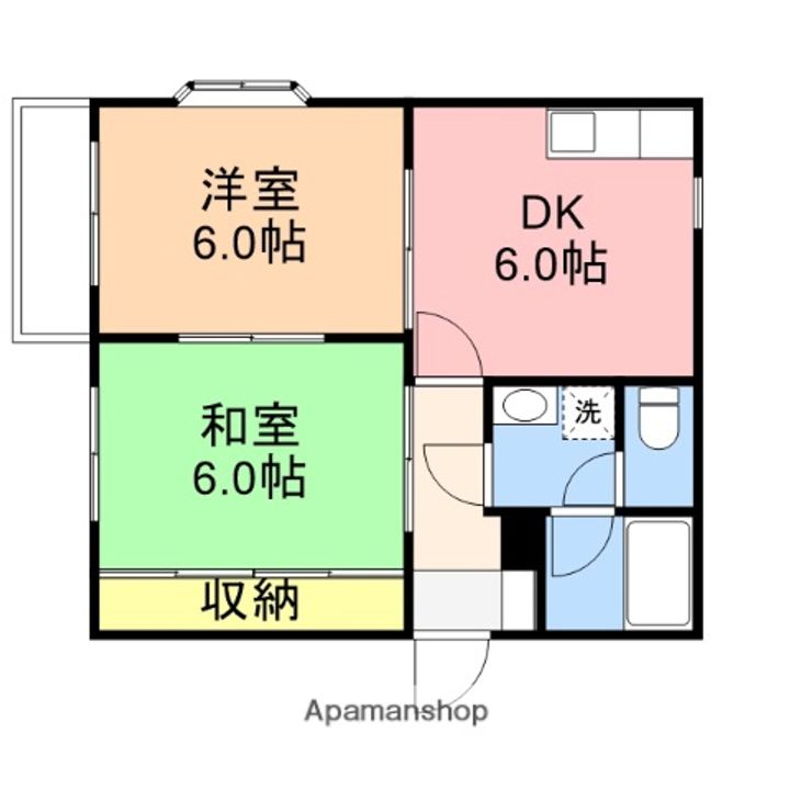 LACIELO(ラ・シェール)Ⅰ-201の間取り