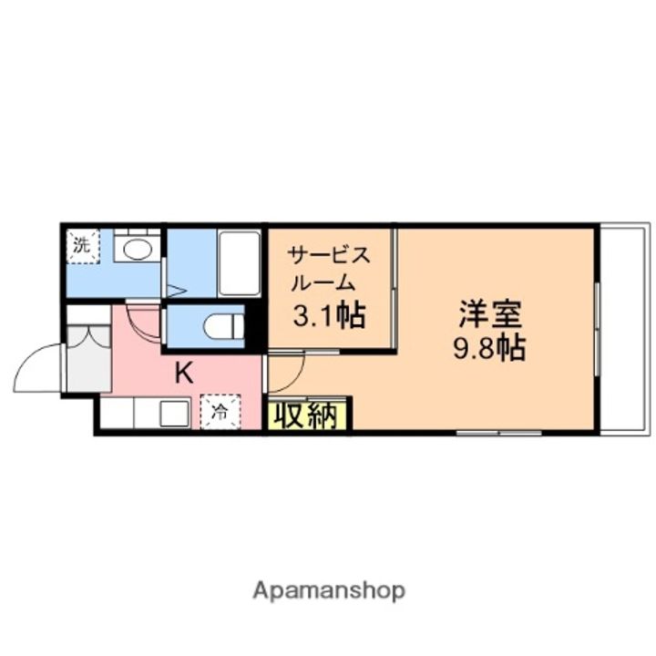 PROGRESSIVEⅡ301の間取り