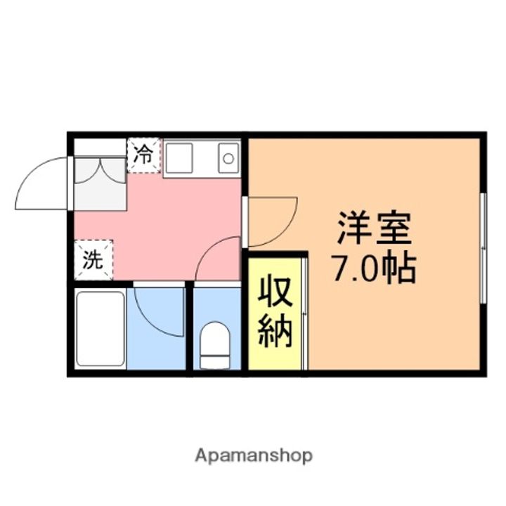 ゆうコーポ202の間取り