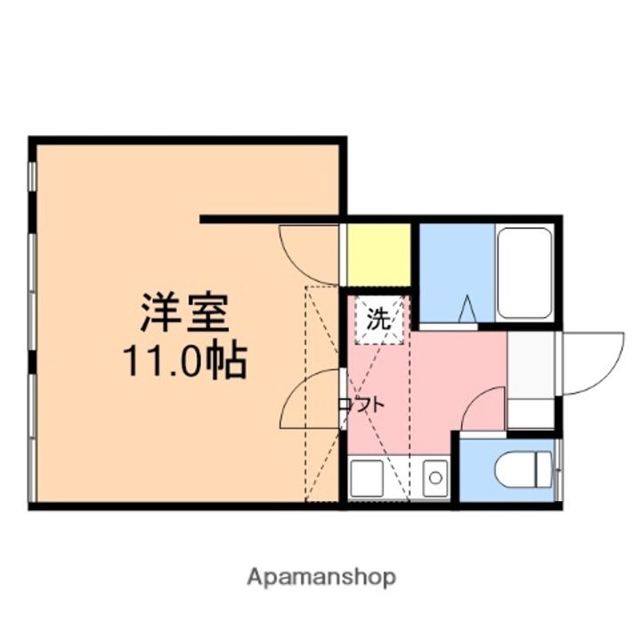 シーサイドヒルズ真砂201の間取り
