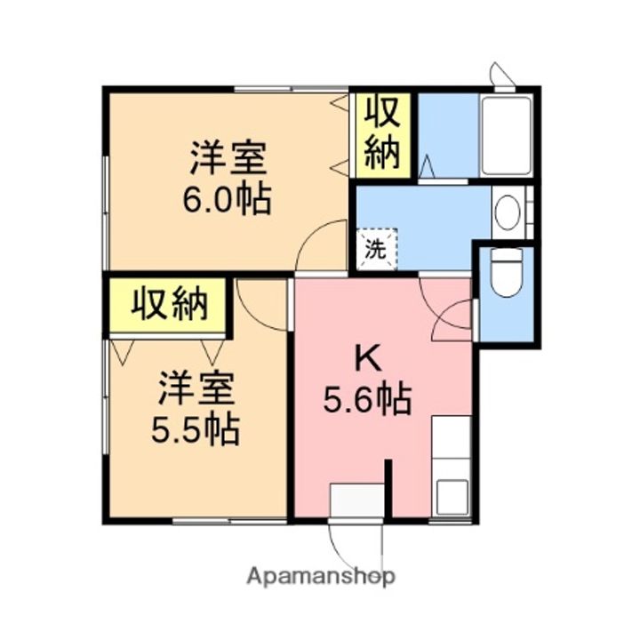 ルフィ寺尾B101の間取り