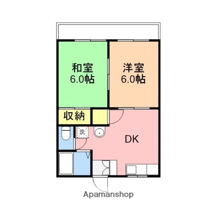 ジュネスⅥの間取り