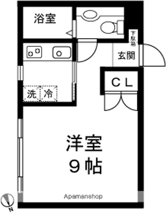 プールサイドの間取り