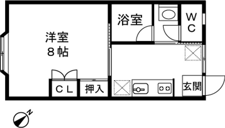 クレディⅠ105の間取り