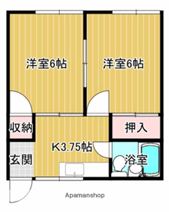 光ハイツの間取り