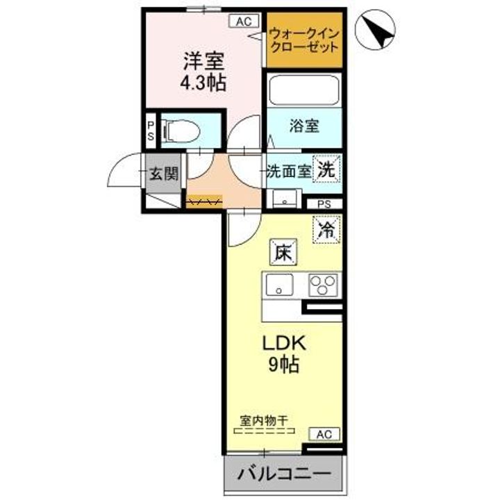 プレミアステイツYの間取り