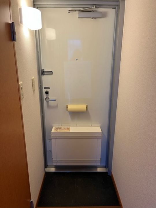 レオパレスルミエール・アイ206の玄関