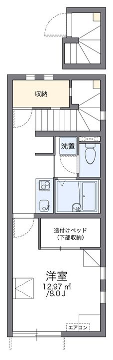 レオネクストシエロアズール201の間取り